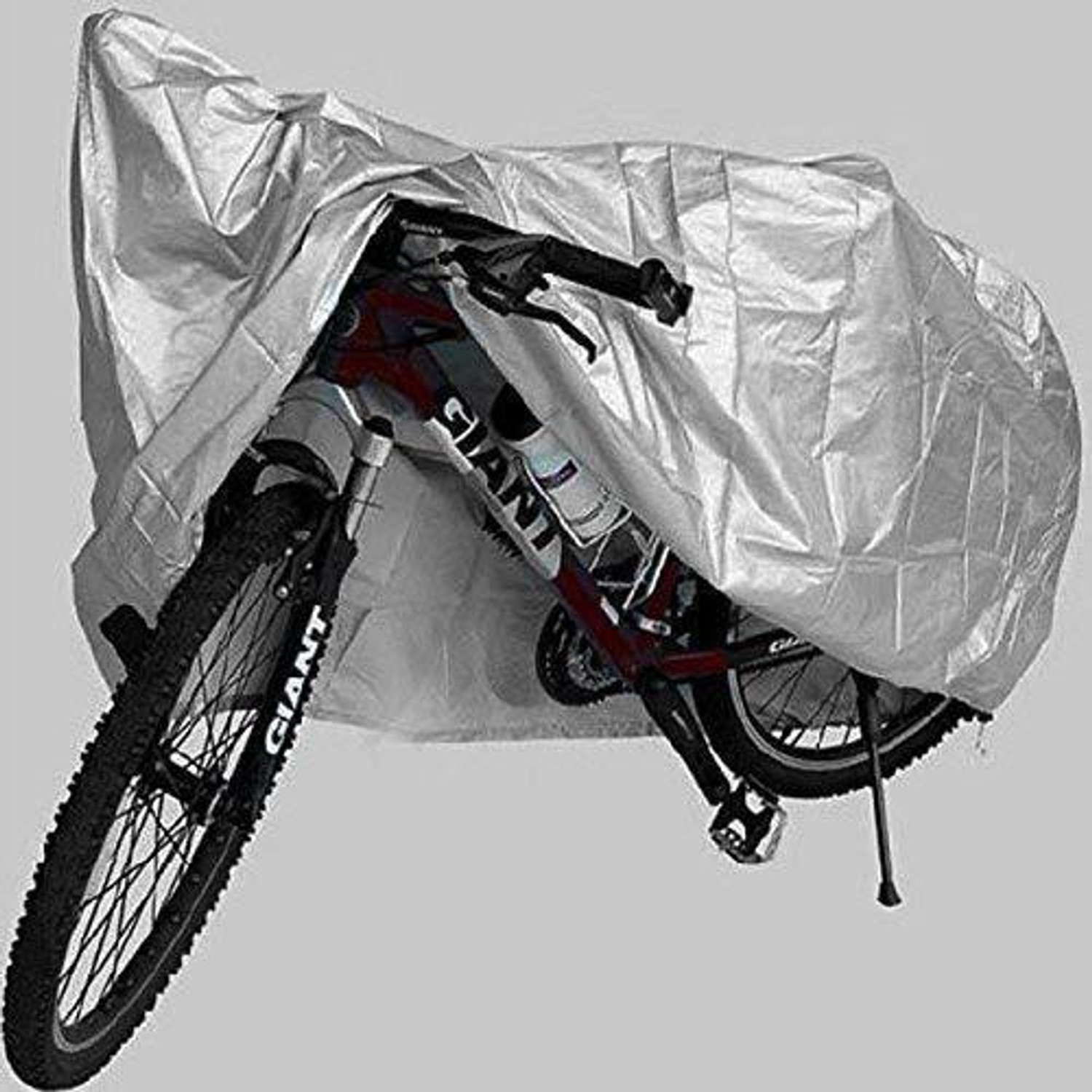 Image of ToGud Water Resistant Bicycle Cover Bicycle Cover Free Size Bicycle Cover Free Size (Silver)