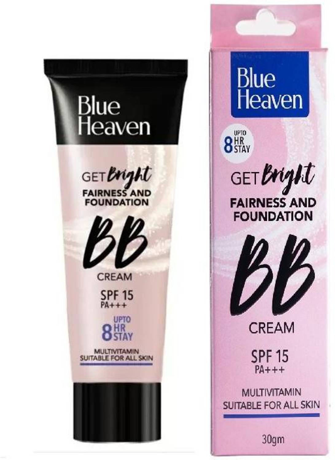 BLUE HEAVEN GET BRIGHT FAIRNESS AND FOUNDATION BB CREAM SPF 15 30