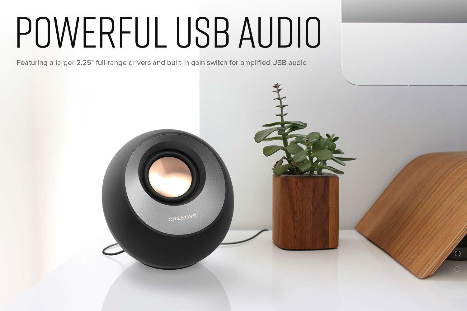 Image of CREATIVE CT-Pebble V3-BK 16 W Bluetooth Laptop /Desktop Speaker