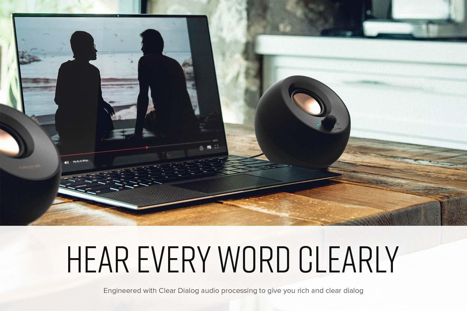 Image of CREATIVE CT-Pebble V3-BK 16 W Bluetooth Laptop /Desktop Speaker