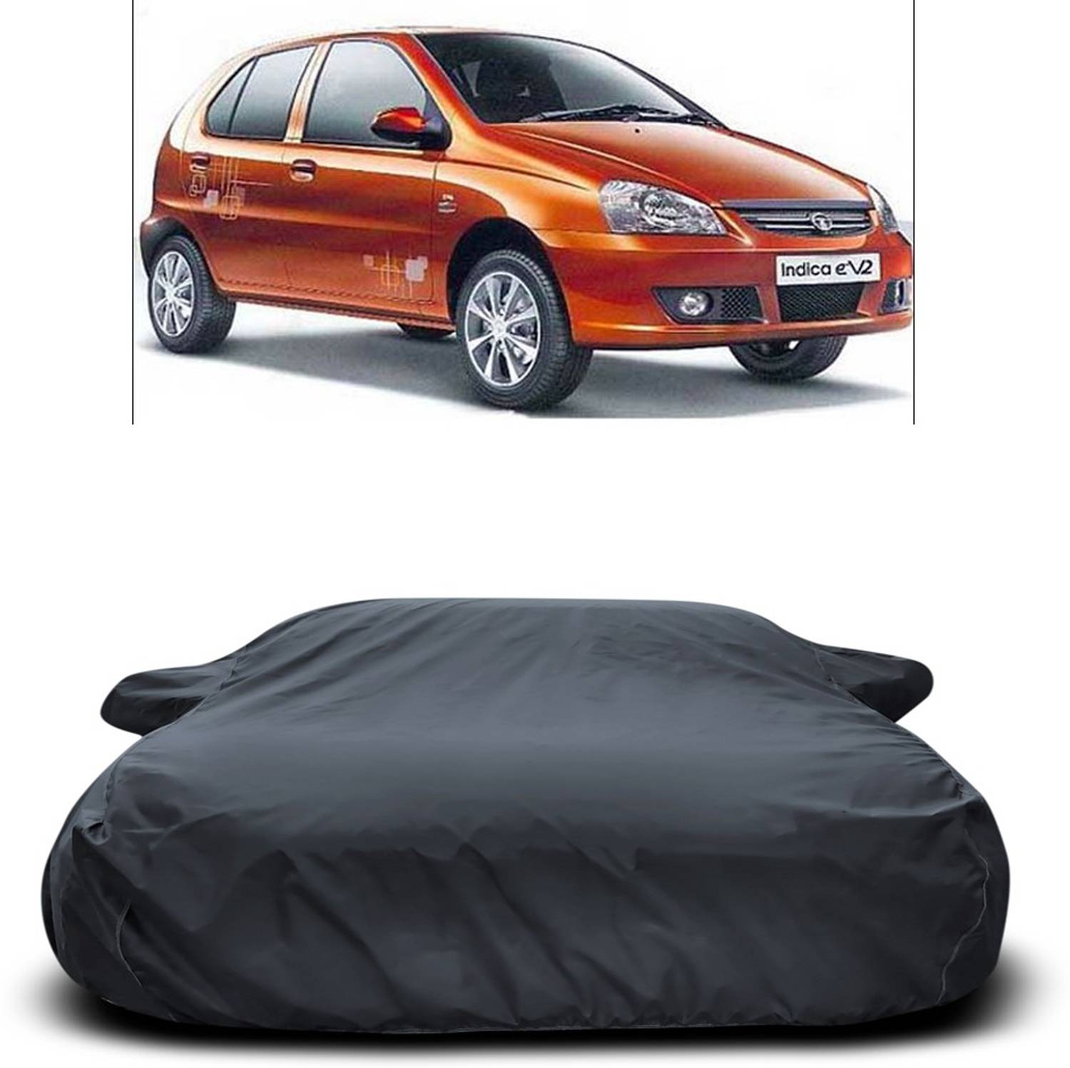 Ascension Car Cover For Tata Indica eV2 (With Mirror Pockets)