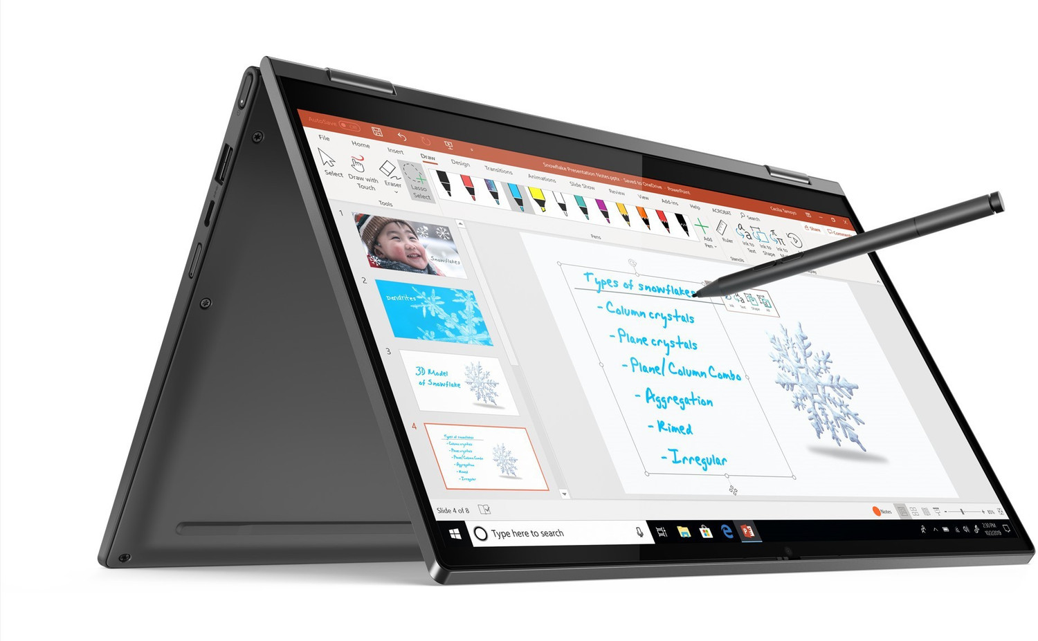 Image of Lenovo Yoga C640 Intel Core i5 10th Gen 10210U - (8 GB /512 GB SSD /Windows 10 Home) C640-13IML 2 in 1 Laptop