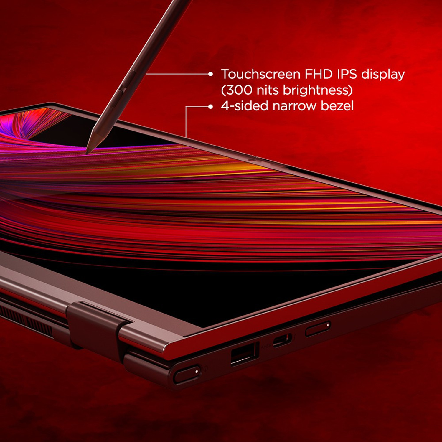 Image of Lenovo Yoga C640 Intel Core i5 10th Gen 10210U - (8 GB /512 GB SSD /Windows 10 Home) C640-13IML 2 in 1 Laptop