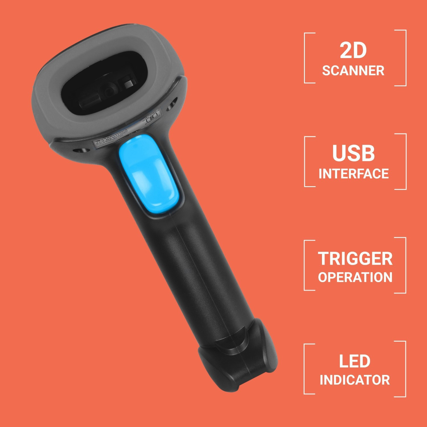 Image of ZEBRONICS BS2H1000 Zeb-BS2H1000 CCD Barcode Scanner