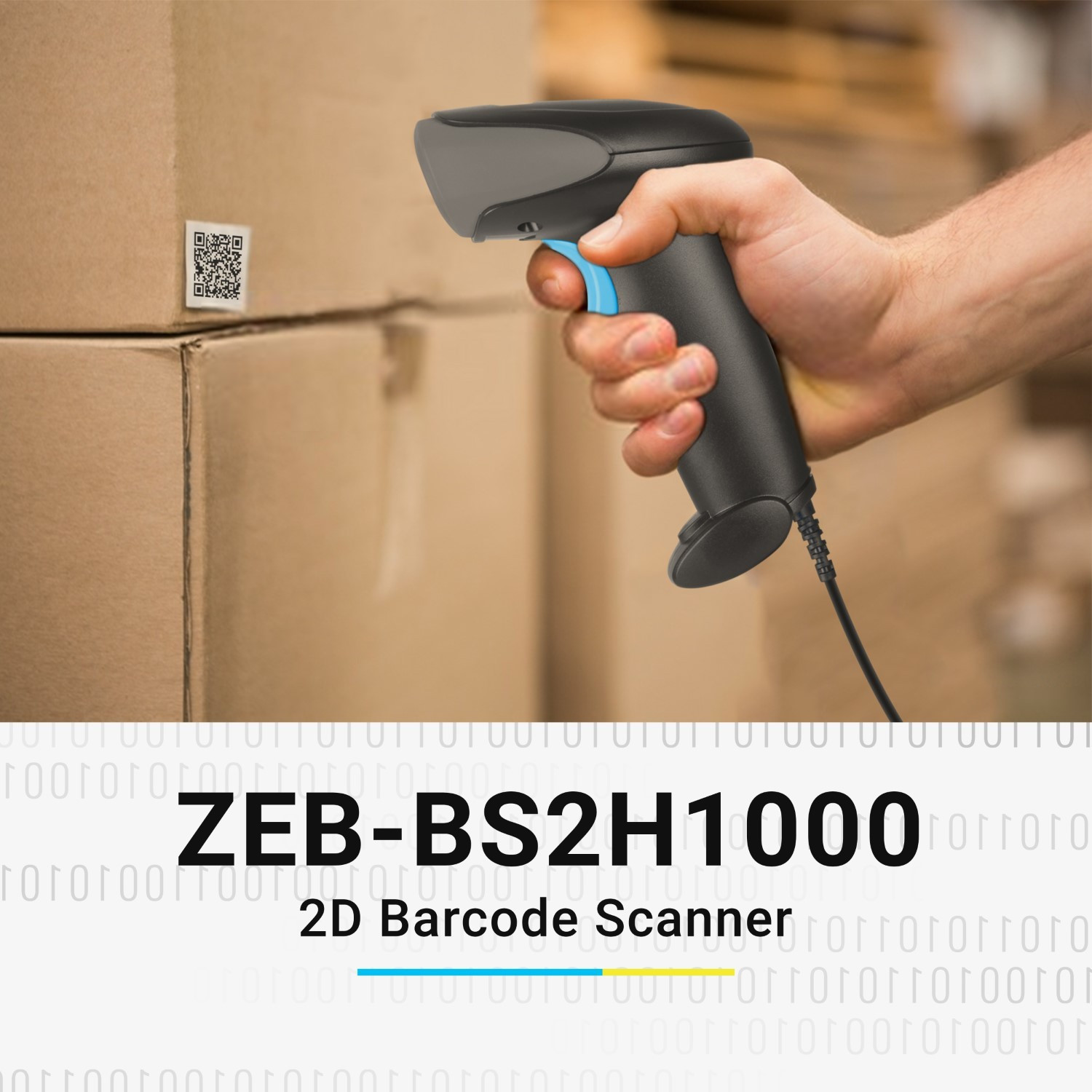 Image of ZEBRONICS BS2H1000 Zeb-BS2H1000 CCD Barcode Scanner