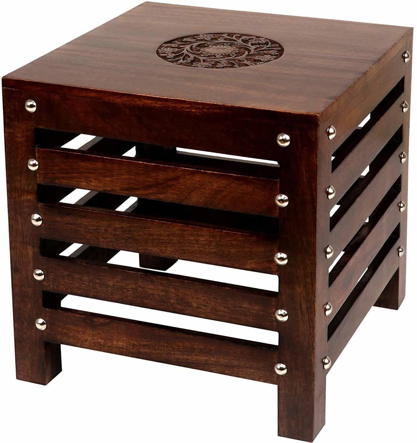 Smarts collection Wooden Stool for Living Room Side Stool Tab