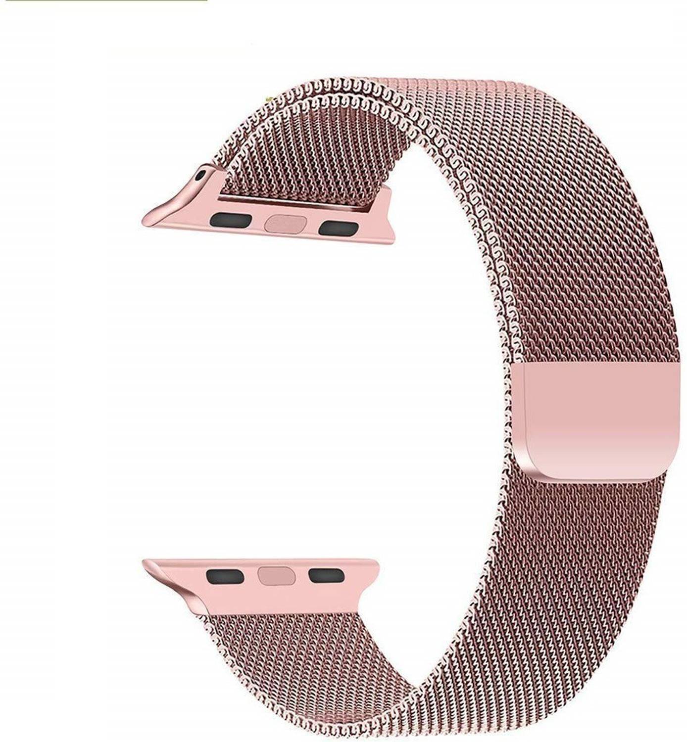 Spinzzy iWatch Series 7,6,5,4,3,2,1&SE Compatible For iWatch 42mm,44mm,45mm Metal Smart Watch Strap