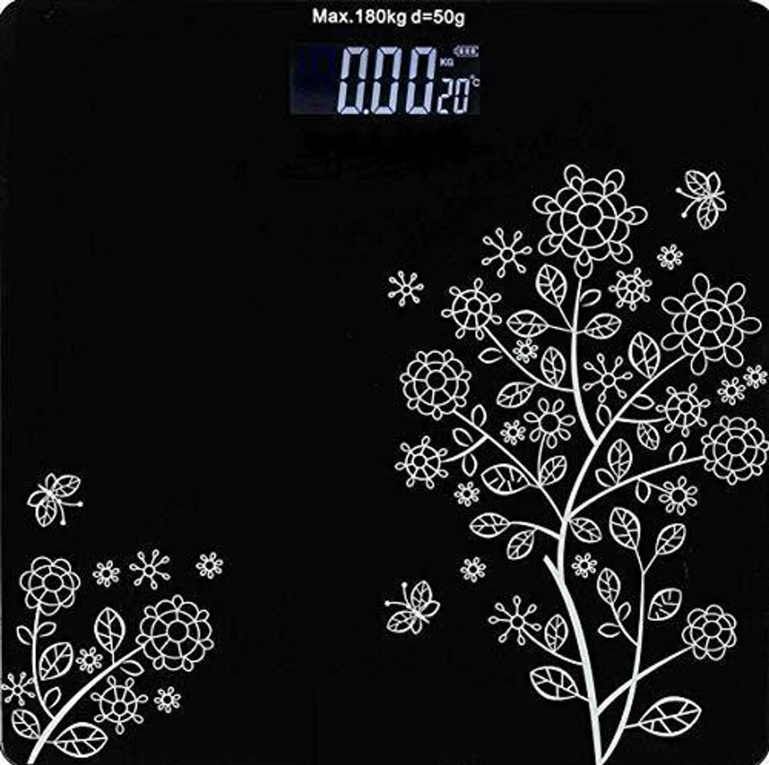 Image of Dhe Balaji Weight Machine Pro Max | Premium Design Heavy Duty Electronic Thick Tempered Glass LCD Display Digital Personal Bathroom Health Body Weight Bathroom Weighing Scale | weight bathroom scale digital | Weight Scale For Human Body by Wyott Weighing Scale