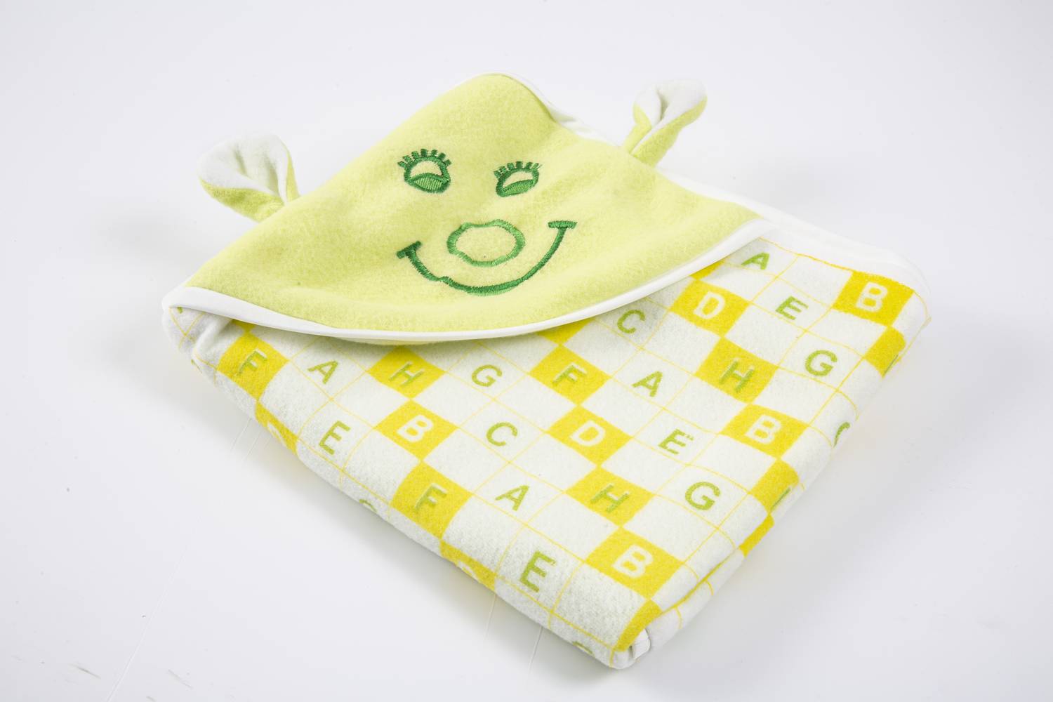 BABY ZONE Printed Single Hooded Baby Blanket for AC Room