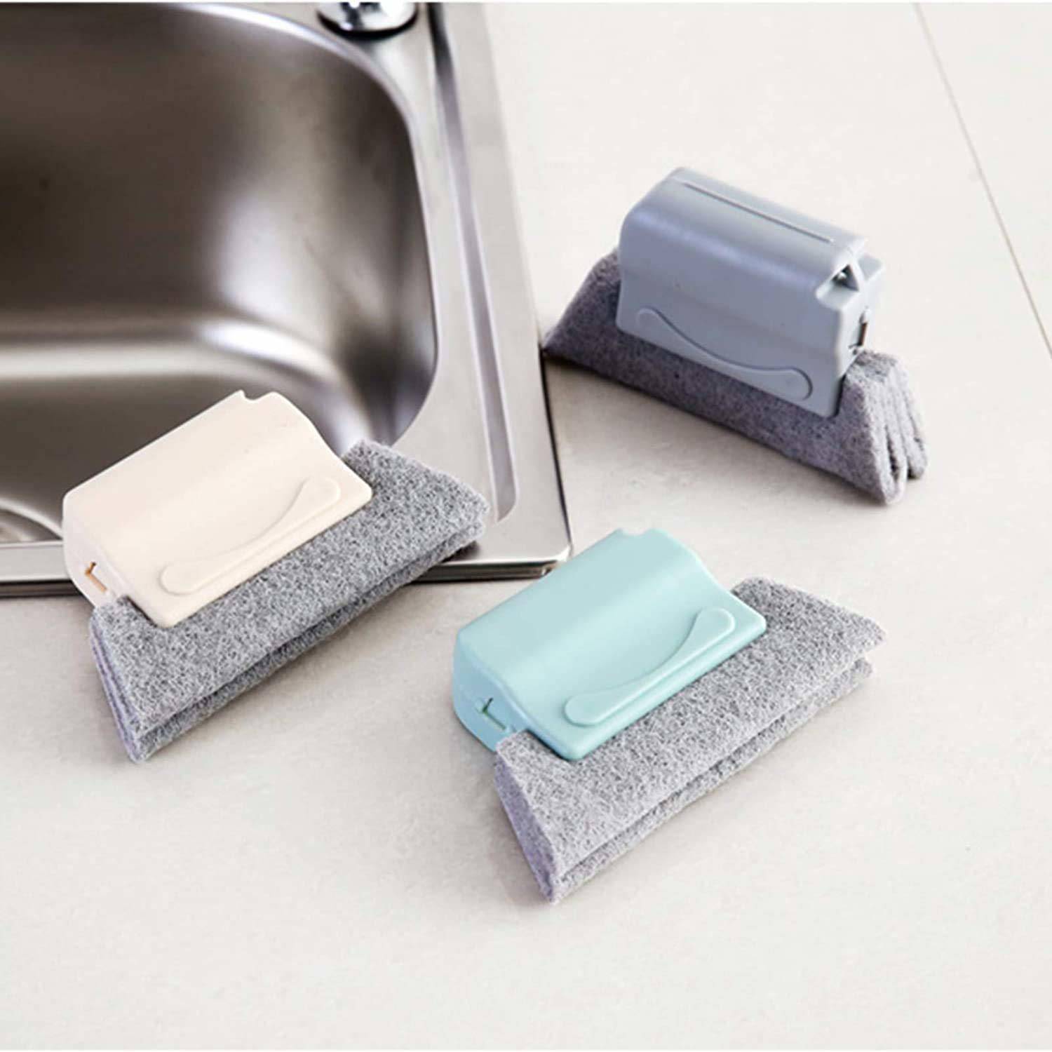 Buy From Best New Window Cleaner Magic Window Cleaning Brush | Window Brush Dust Cleaner Sponge Wet And Dry Brush (Multicolor) (Pack Of 3) Sponge Wet and Dry Brush