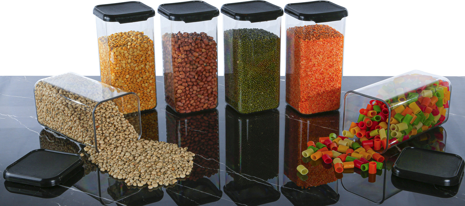 Image of Qtrix Plastic Grocery Container - 1500 ml