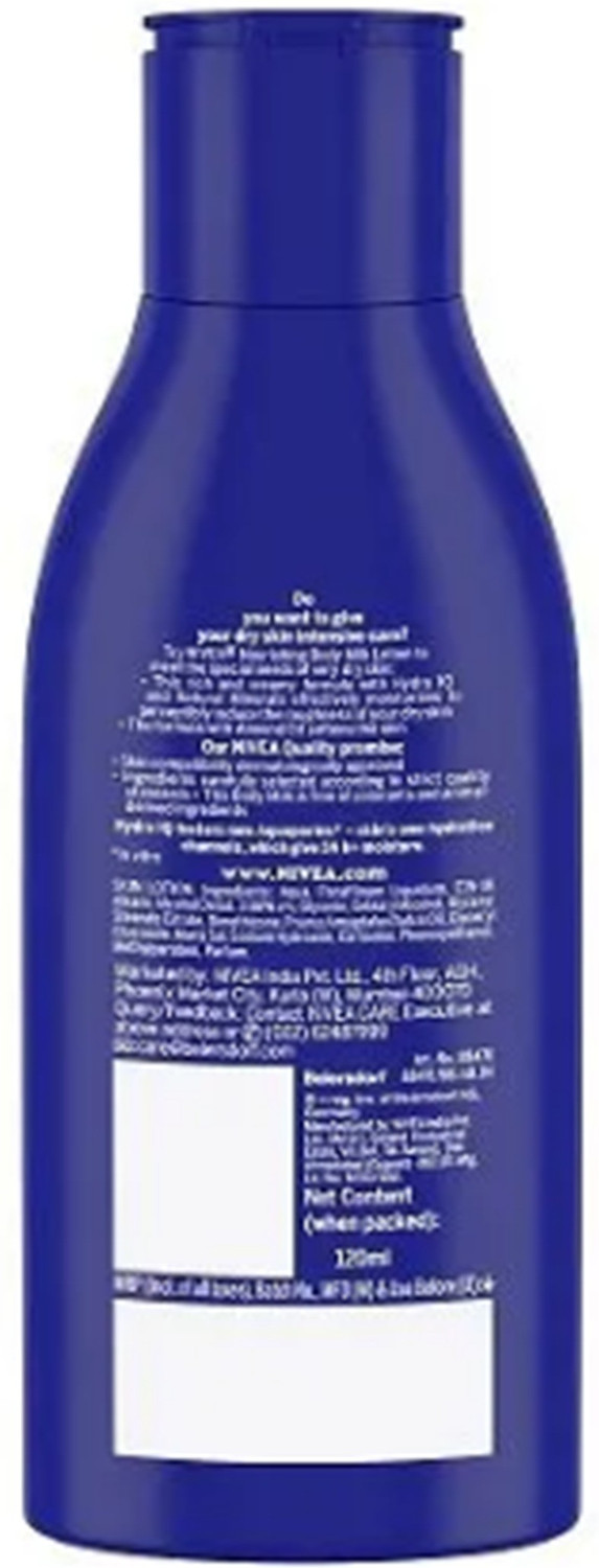 Image of NIVEA Body Lotion for Very Dry Skin, Nourishing Body Milk with 2x Almond Oil, For Men & Women