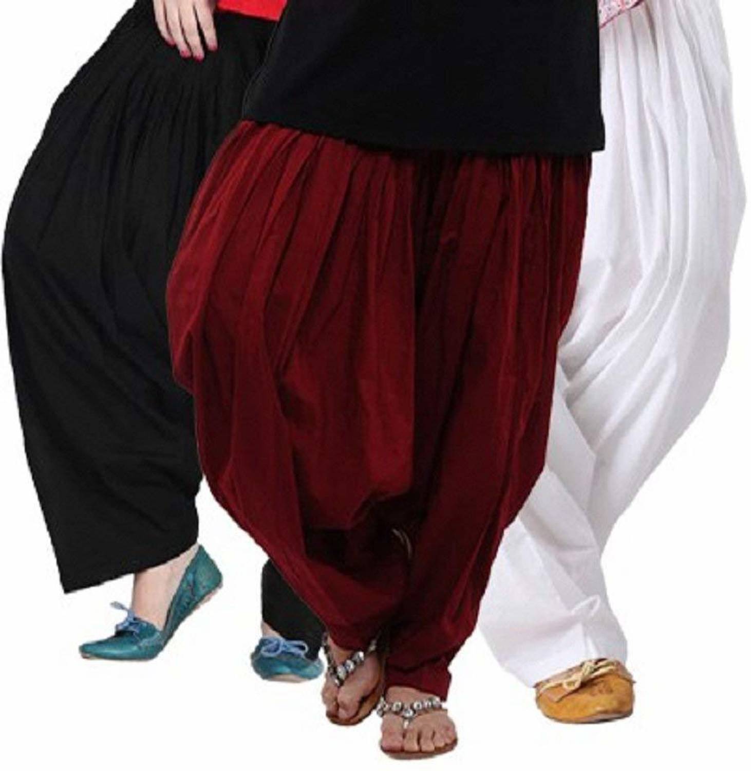 stylong Cotton Blend Solid Salwar