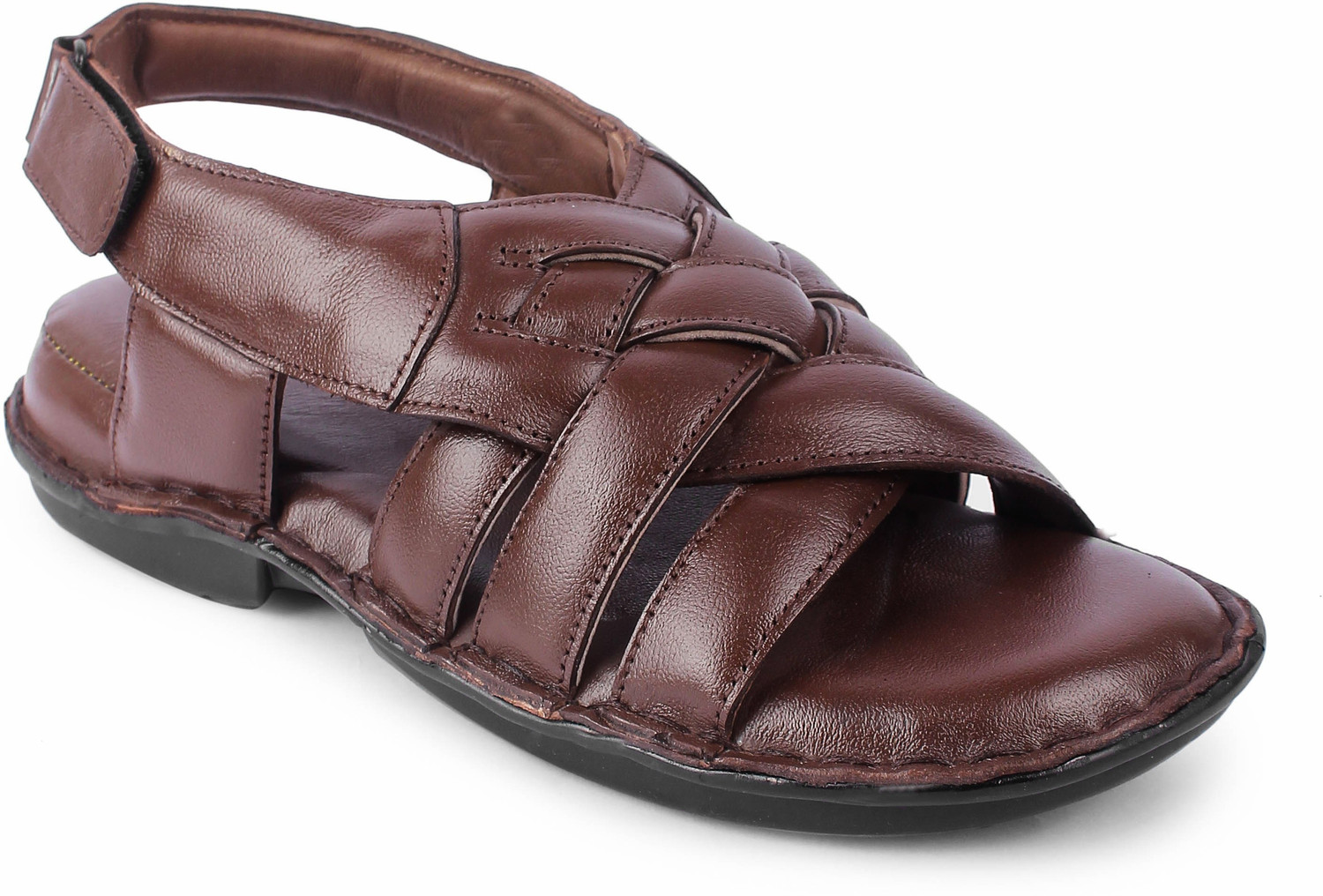 Image of Feather Leather Men Sandals