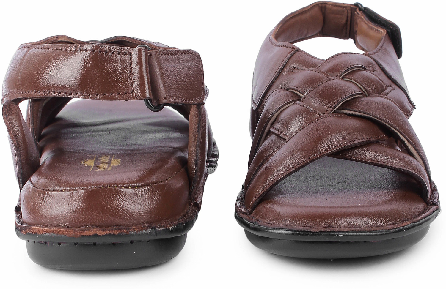 Image of Feather Leather Men Sandals