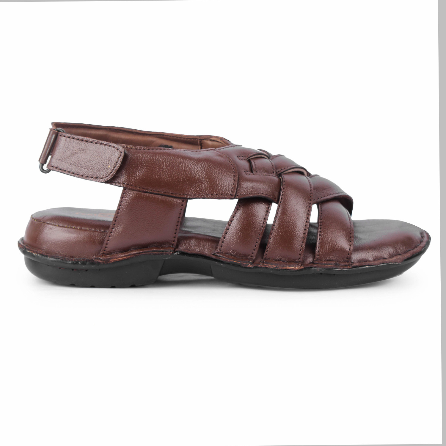 Image of Feather Leather Men Sandals