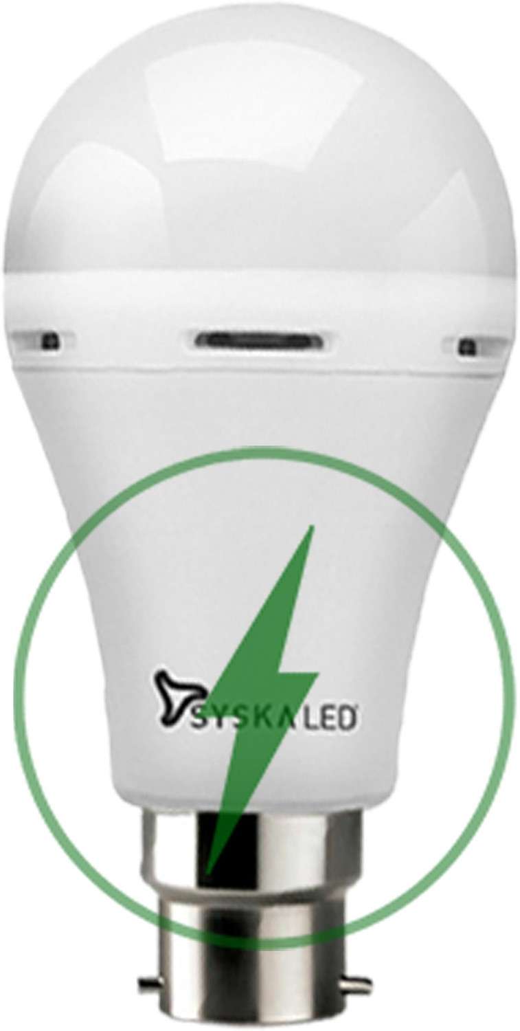 Image of Syska 9W Rechargeable Emergency Inverter Cool Day Light 3.5 hrs Bulb Emergency Light