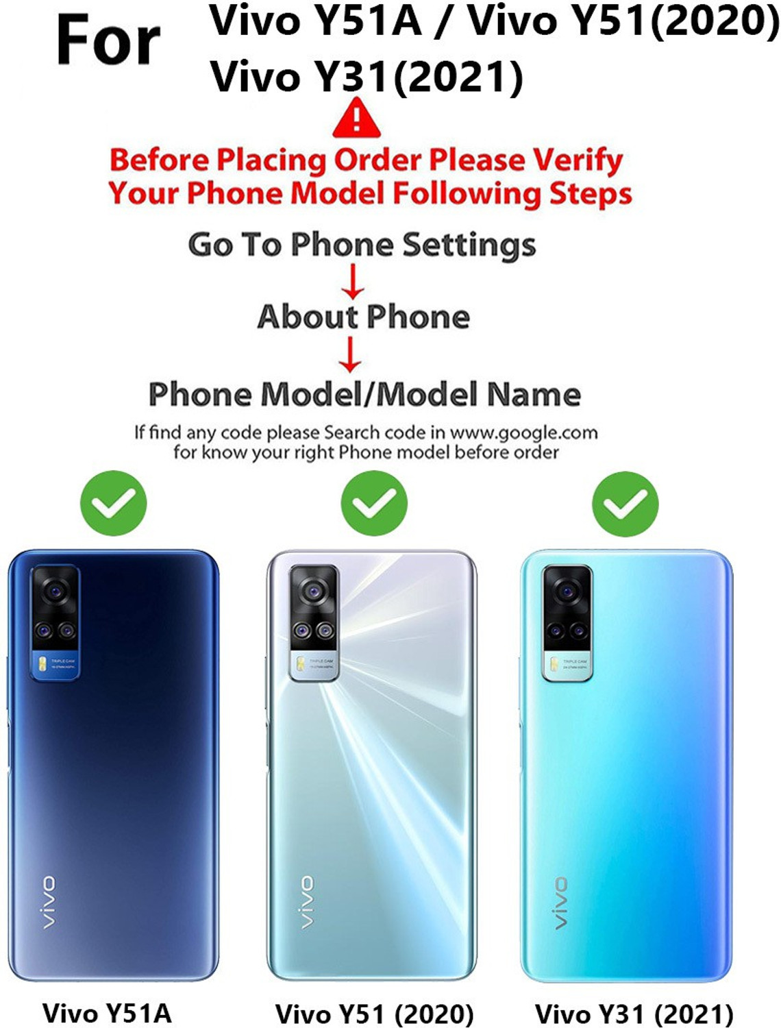 Image of Casotec Flip Cover for Vivo Y51A, Vivo Y51 (2020), Vivo Y31 (2021)