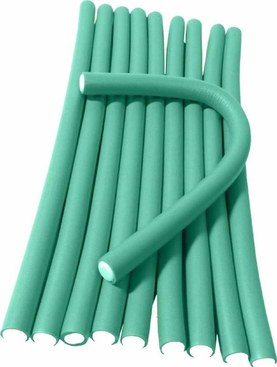 Aravh Trademart Hair Curling Flexi rods Magic Air Hair Roller Curler Bendy Magic Styling Hair Sticks hair pin (Rods 10 pieces) Hair Curler