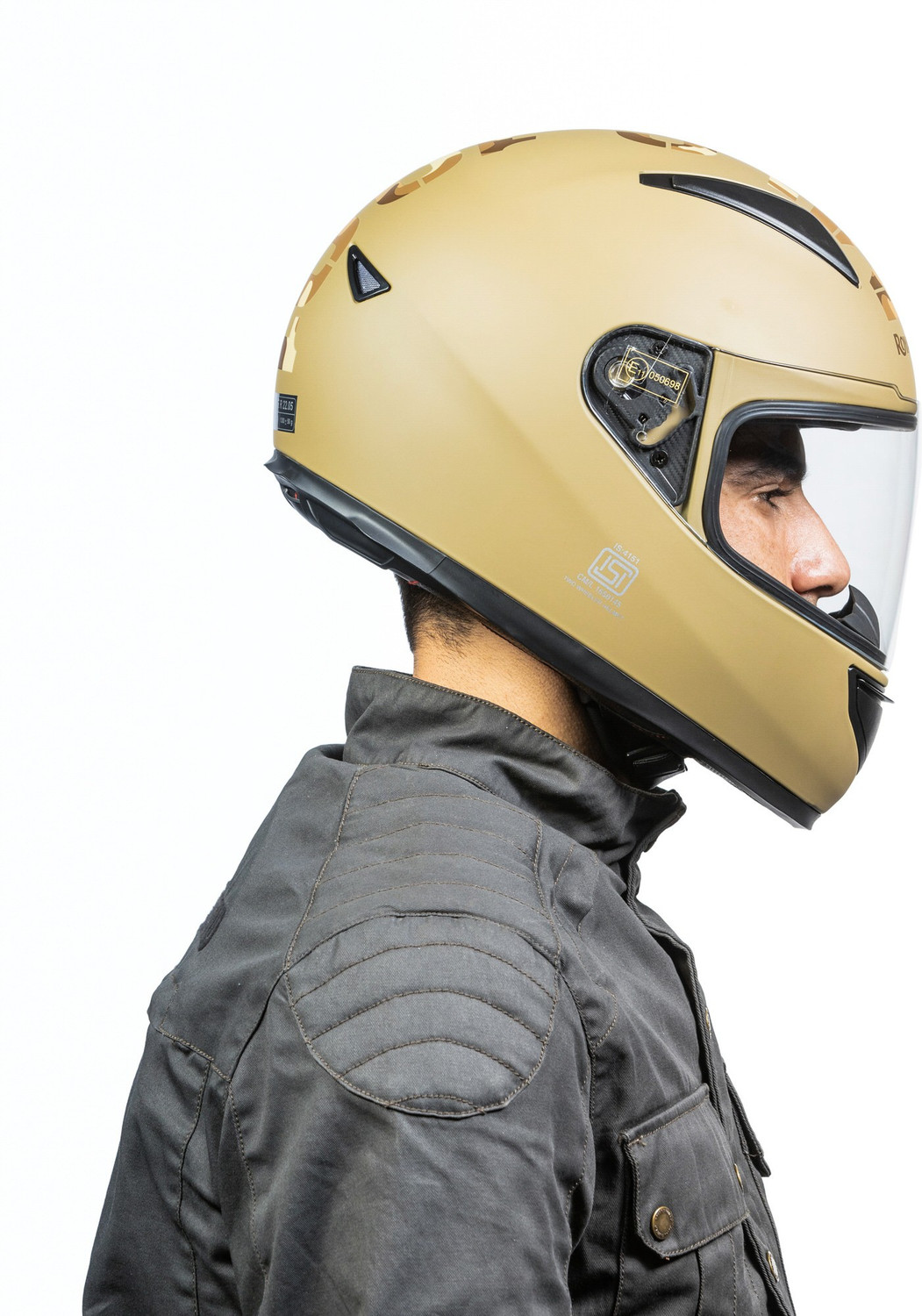 Image of ROYAL ENFIELD Full Face Camo ISI, ECE & DOT Certified with Visor Motorbike Helmet
