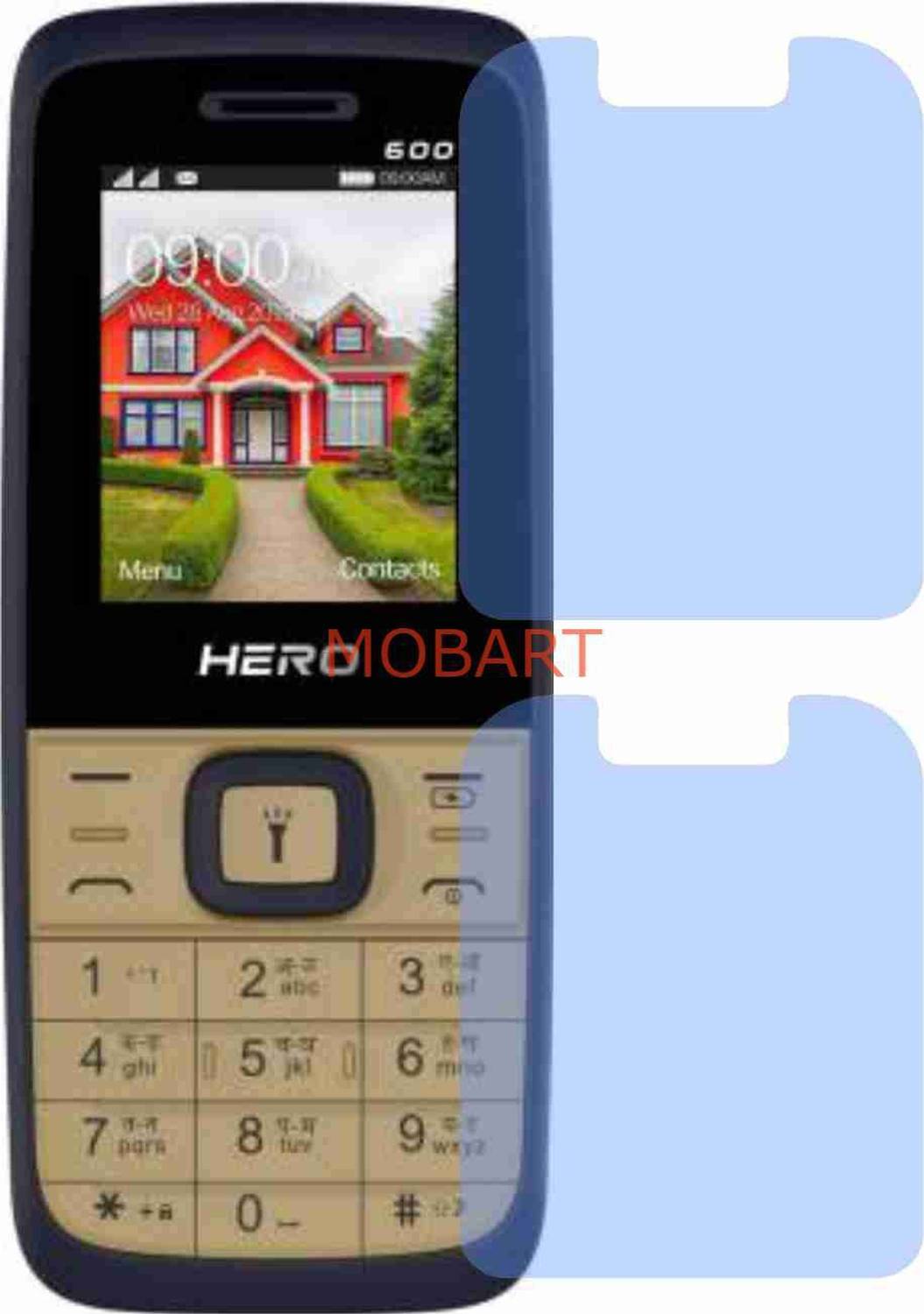 MOBART Tempered Glass Guard for LAVA HERO 600 PLUS (Impossible AntiBlue Light)