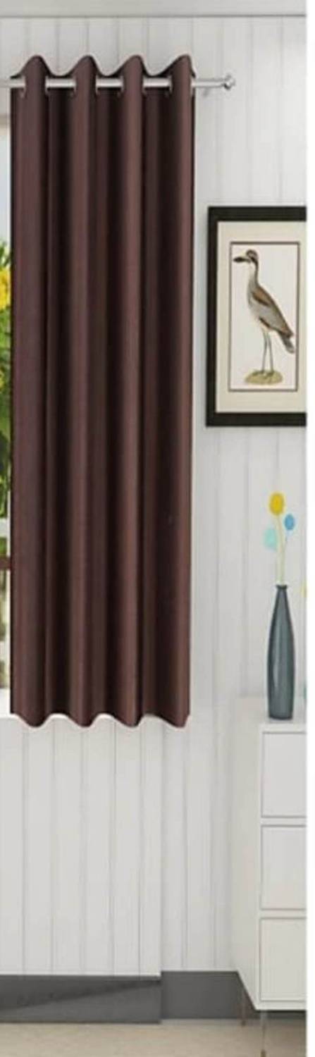 Achintya 152 cm (5 ft) Window Polyester Semi Transparent Curtain Single Curtain