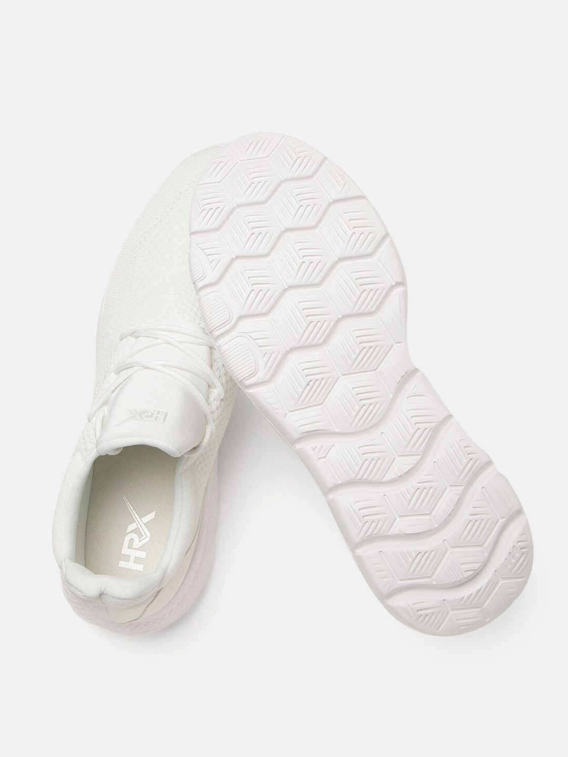 Image of HRX by Hrithik Roshan Men White Urban Street Athleisure Shoes Sneakers For Men