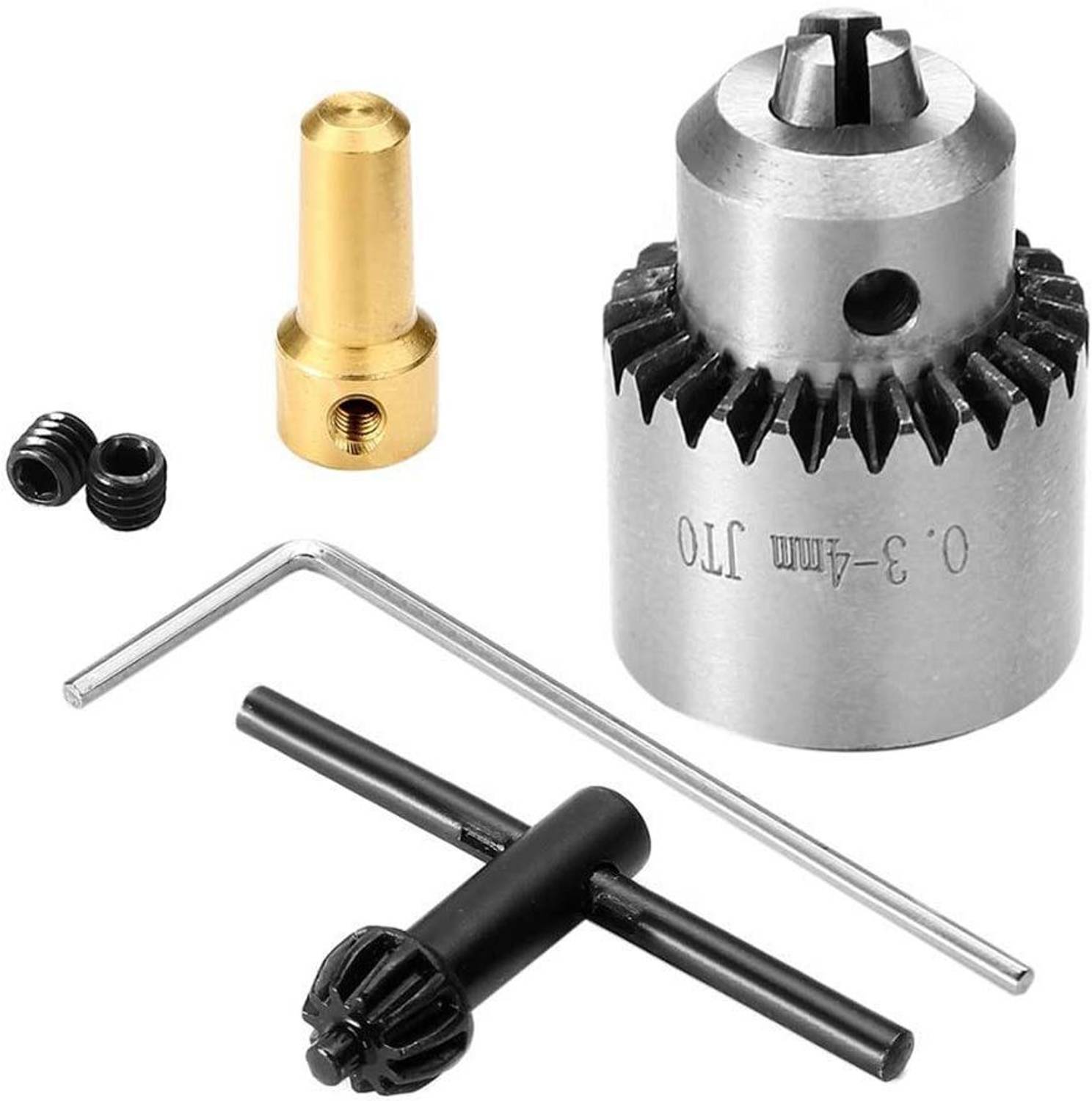 Gadariya King Taper Mounted Mini Drill Chuck Adapter 0.3-4mm - Image 1