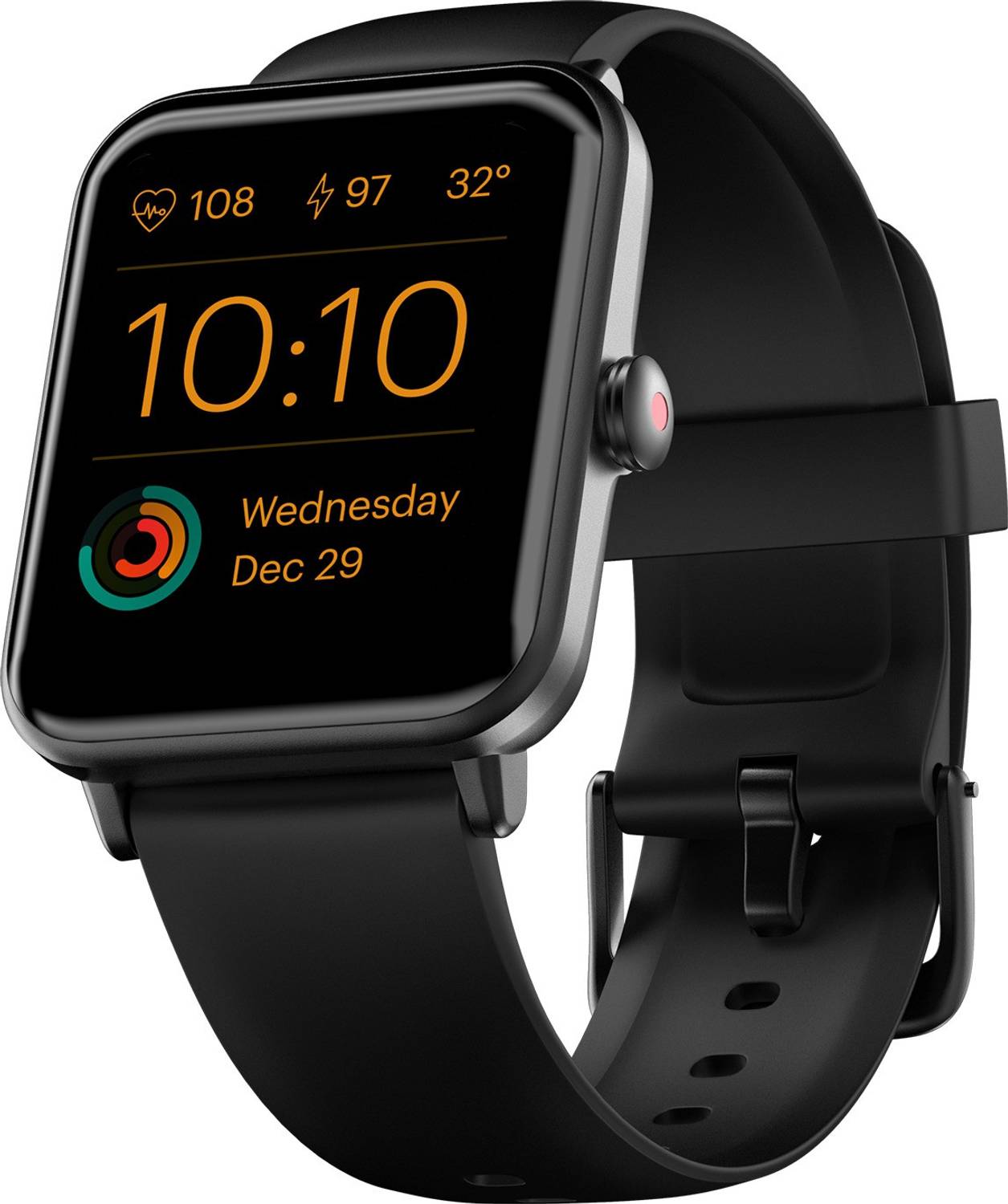 Noise ColorFit Pro 3 Smartwatch (Black Strap, Regular)