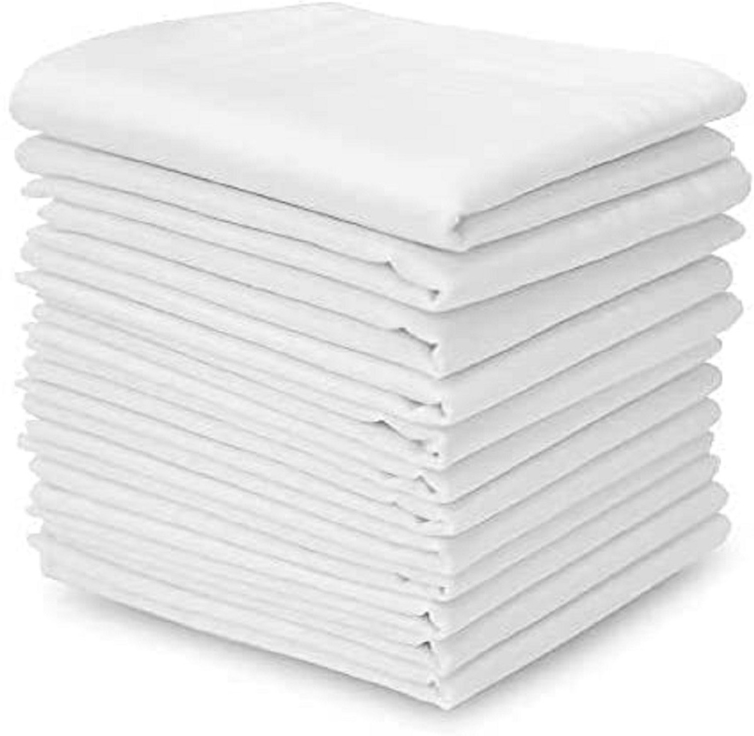 Image of Inara 100% PREMIUM COTTON HC-2020 /4 [ inchWhite inch] Handkerchief