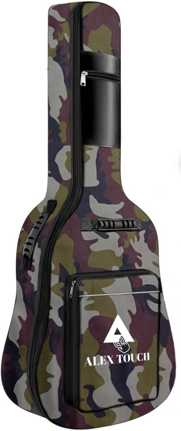 ALEXTOUCH Best Guitar Bag With Army Print Extra Padded Heavy Material Fabric (ARMY PRINT) Guitar Bag