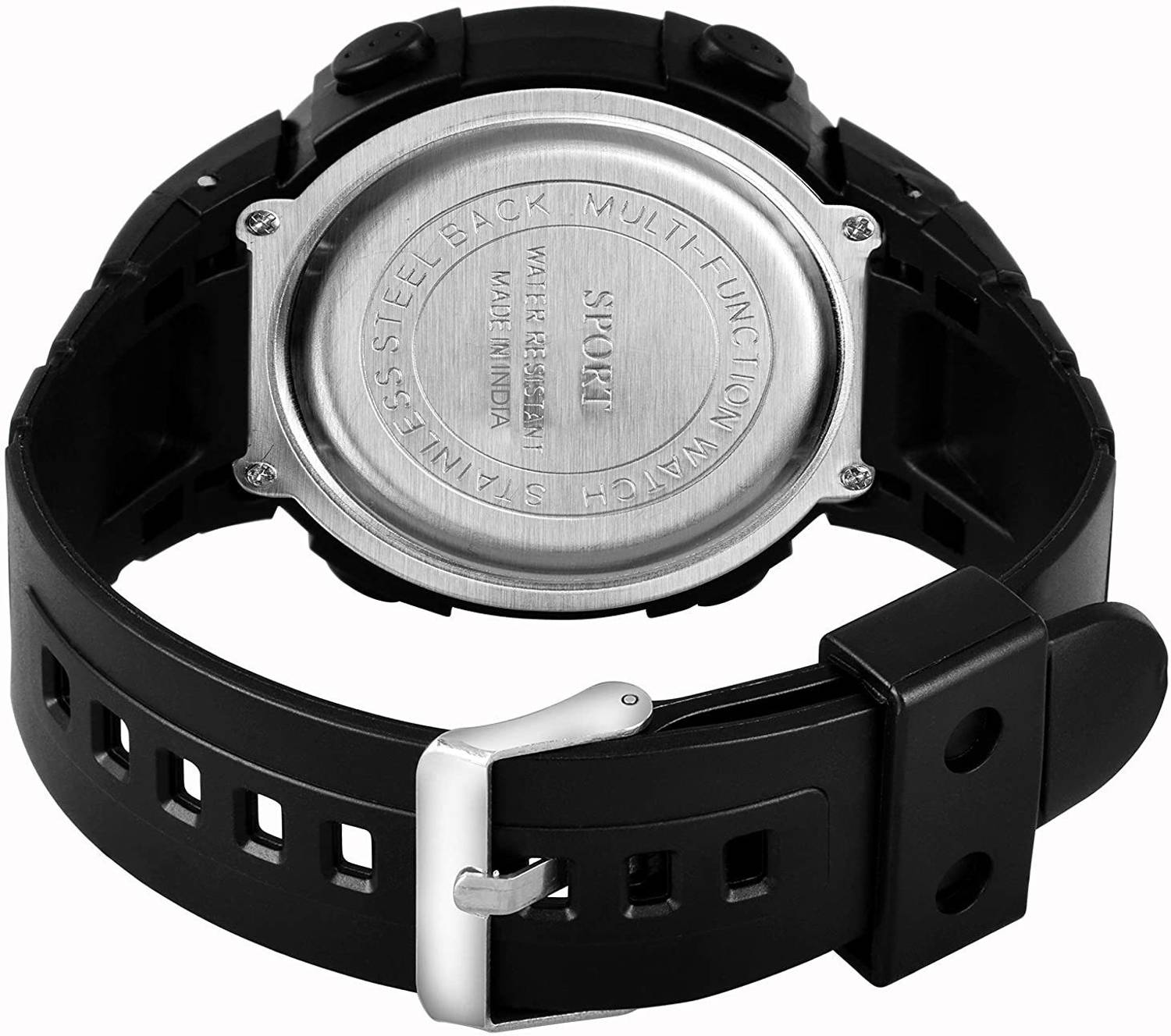 rv traders SPFIT-1109 Black Digital Sports Watch - Image 2