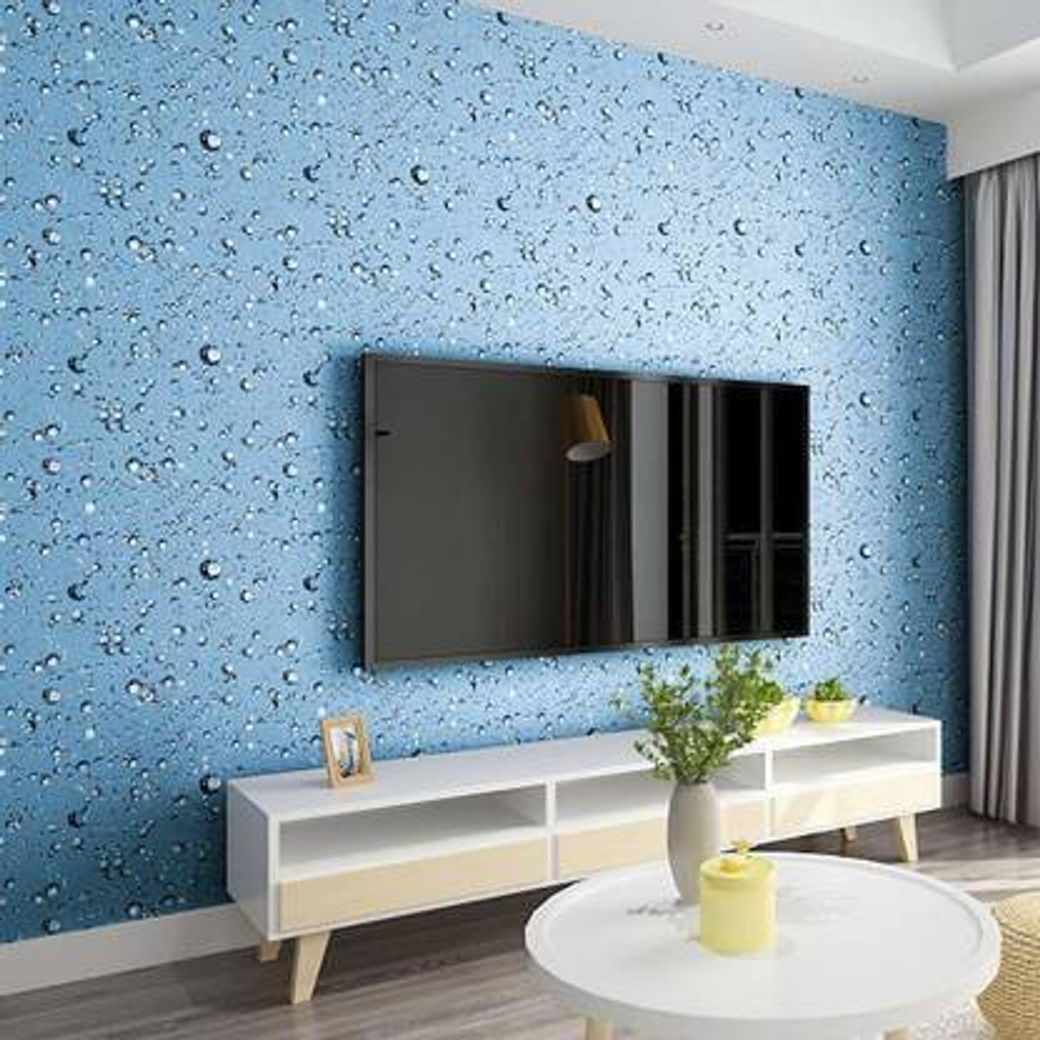 Image of Wollberry 45 cm x 500 cm Waterproof Classics Vinyl Wallpaper