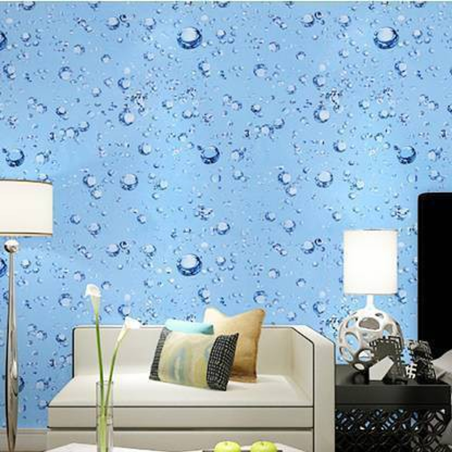 Image of Wollberry 45 cm x 500 cm Waterproof Classics Vinyl Wallpaper