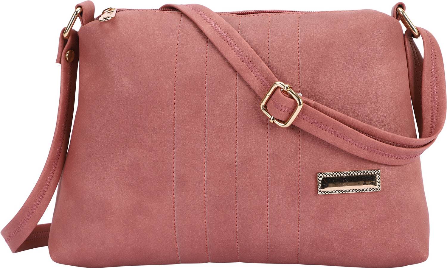 Fashion Gallery Orange Sling Bag 5 Line