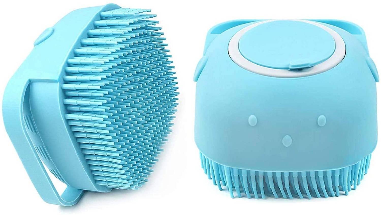 ARDVI Soft Silicon shower Bath/cleaning Body Brush With Shampoo Dispenser