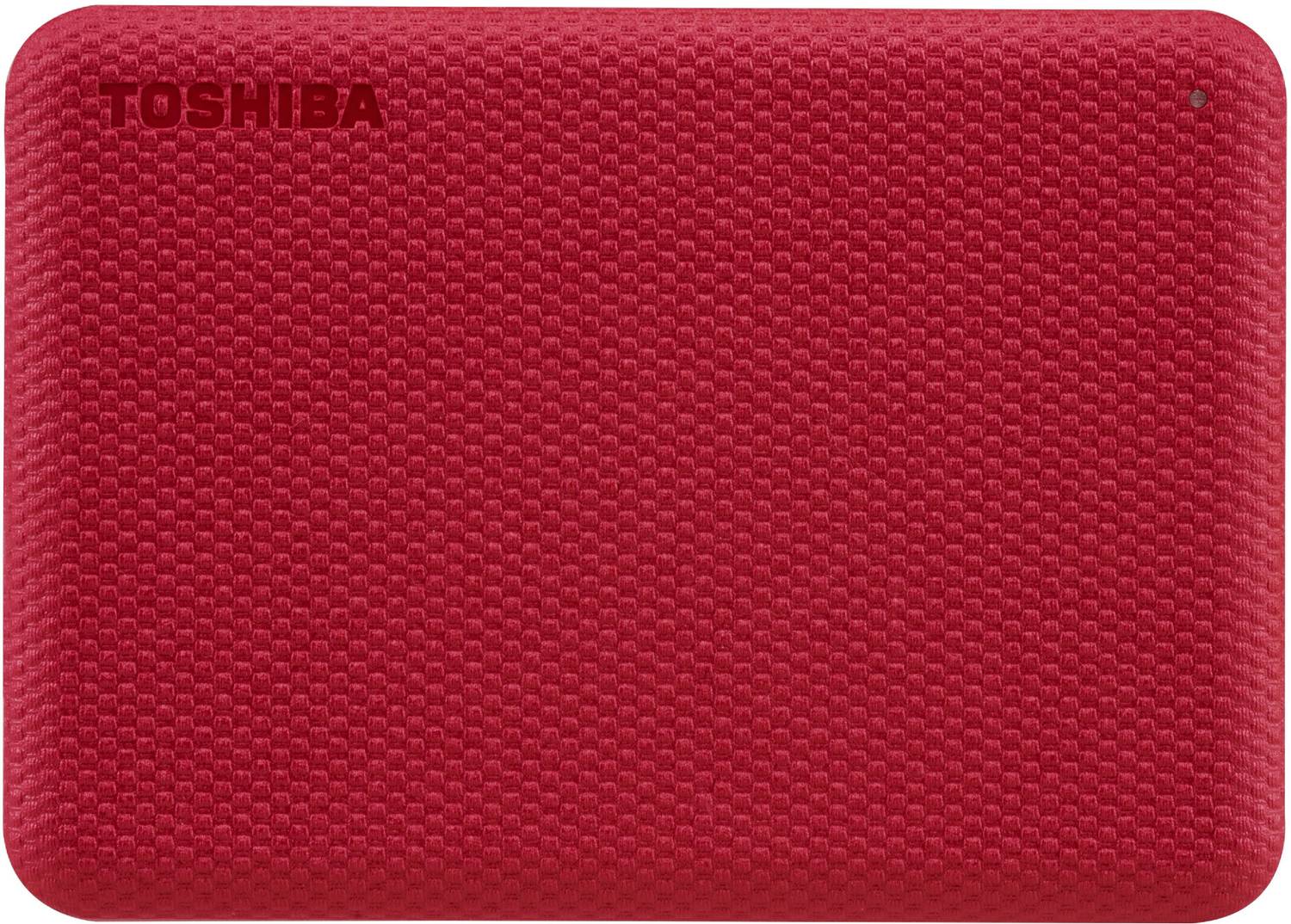 TOSHIBA Canvio Advance 1 TB External Hard Disk Drive (HDD) (Red)