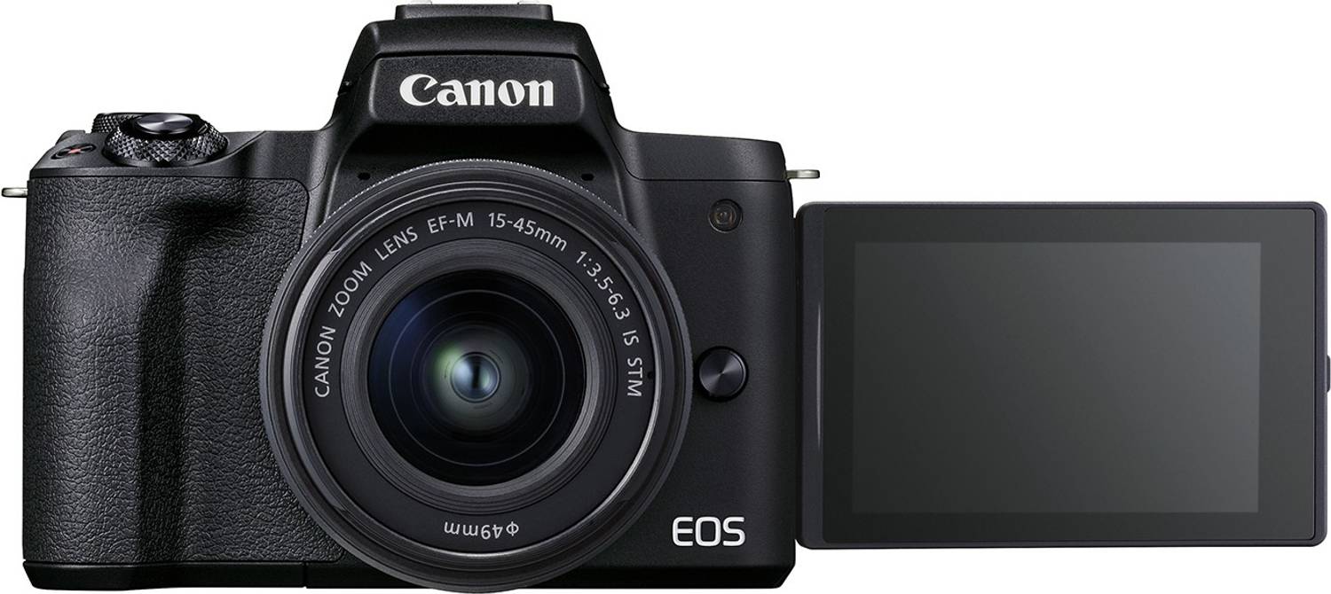 Canon EOS M50 Mark II Mirrorless Camera EF-M15-45mm is STM Lens