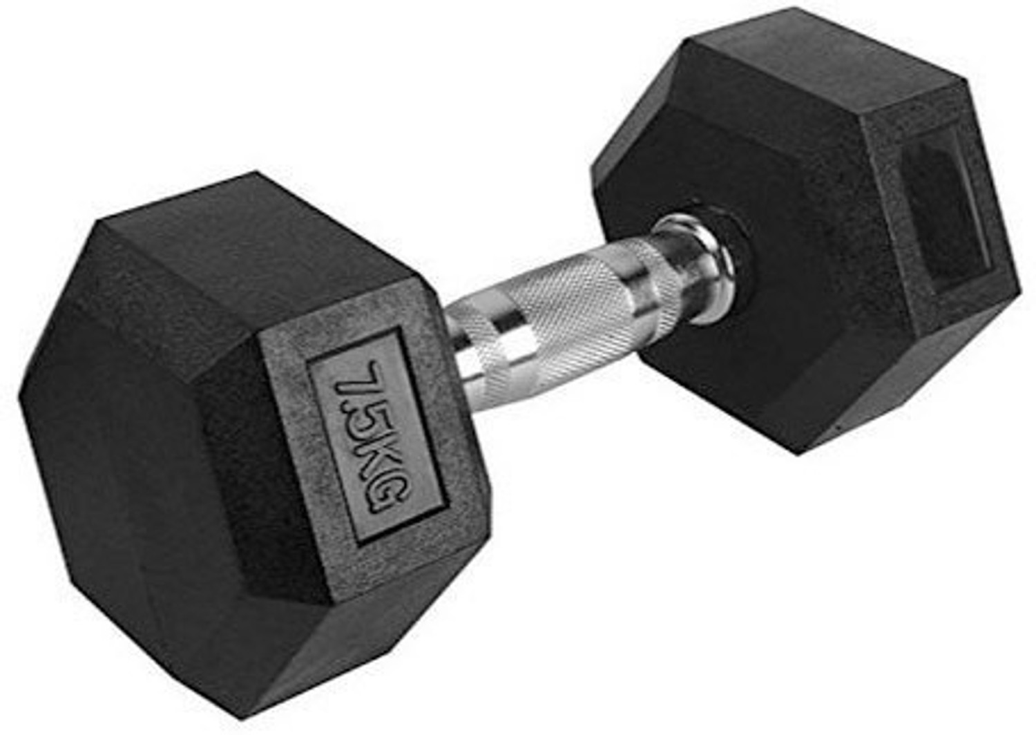 Image of LCARNO Hexa Dumbbell single (7.5kg*1)Hexagon Dumbbell for Home Gym Workout(Pack of 1) Fixed Weight Dumbbell