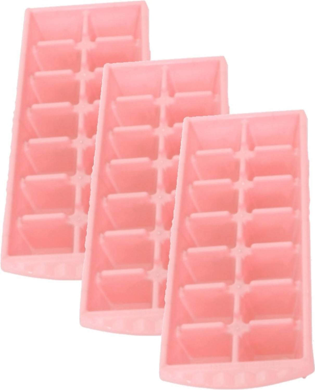 AASHU Orange Plastic Ice Cube Tray