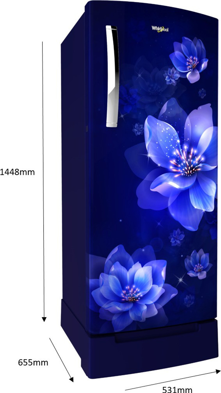 Image of Whirlpool 200 L Direct Cool Single Door 3 Star Refrigerator