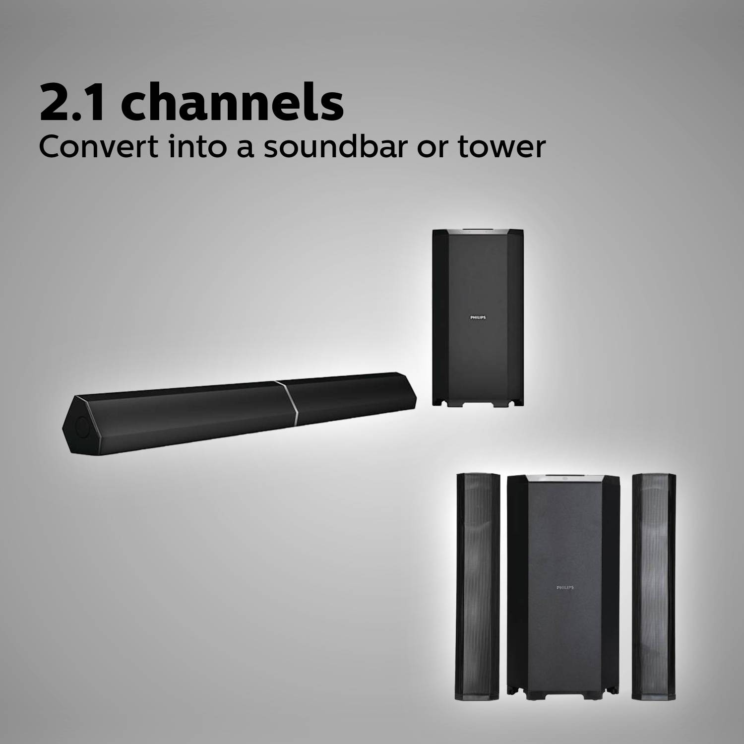 Philips MMS8085B/94 80W Bluetooth Speaker - Image 4