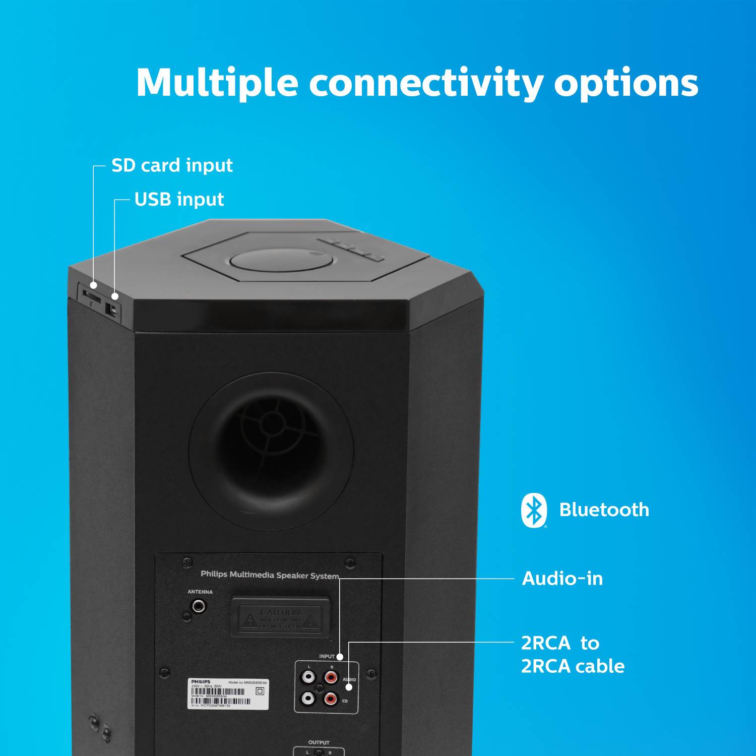 Philips MMS8085B/94 80W Bluetooth Speaker - Image 5