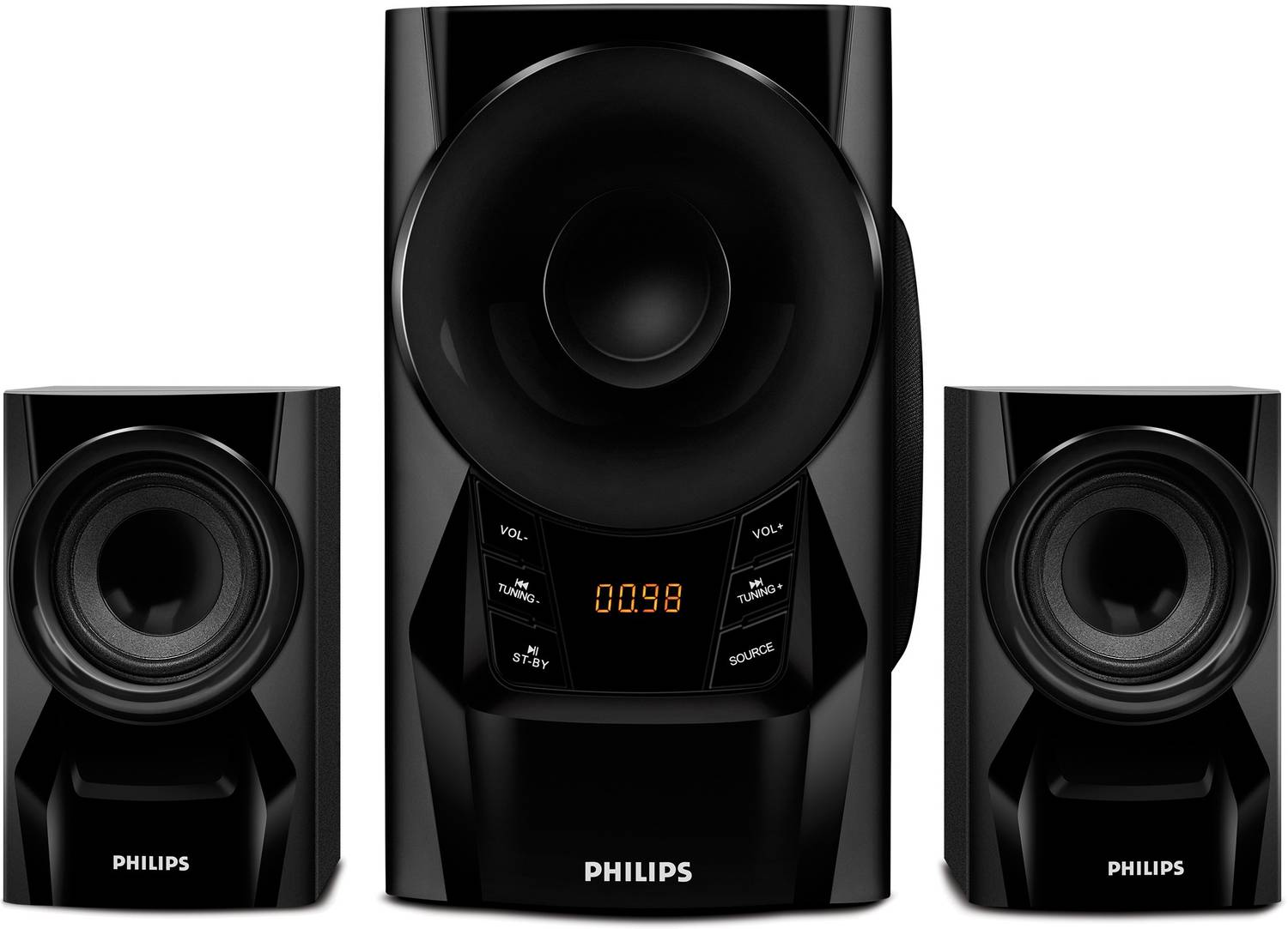 PHILIPS MMS6080B/94 60 W Portable Bluetooth Home Theatre (Black,