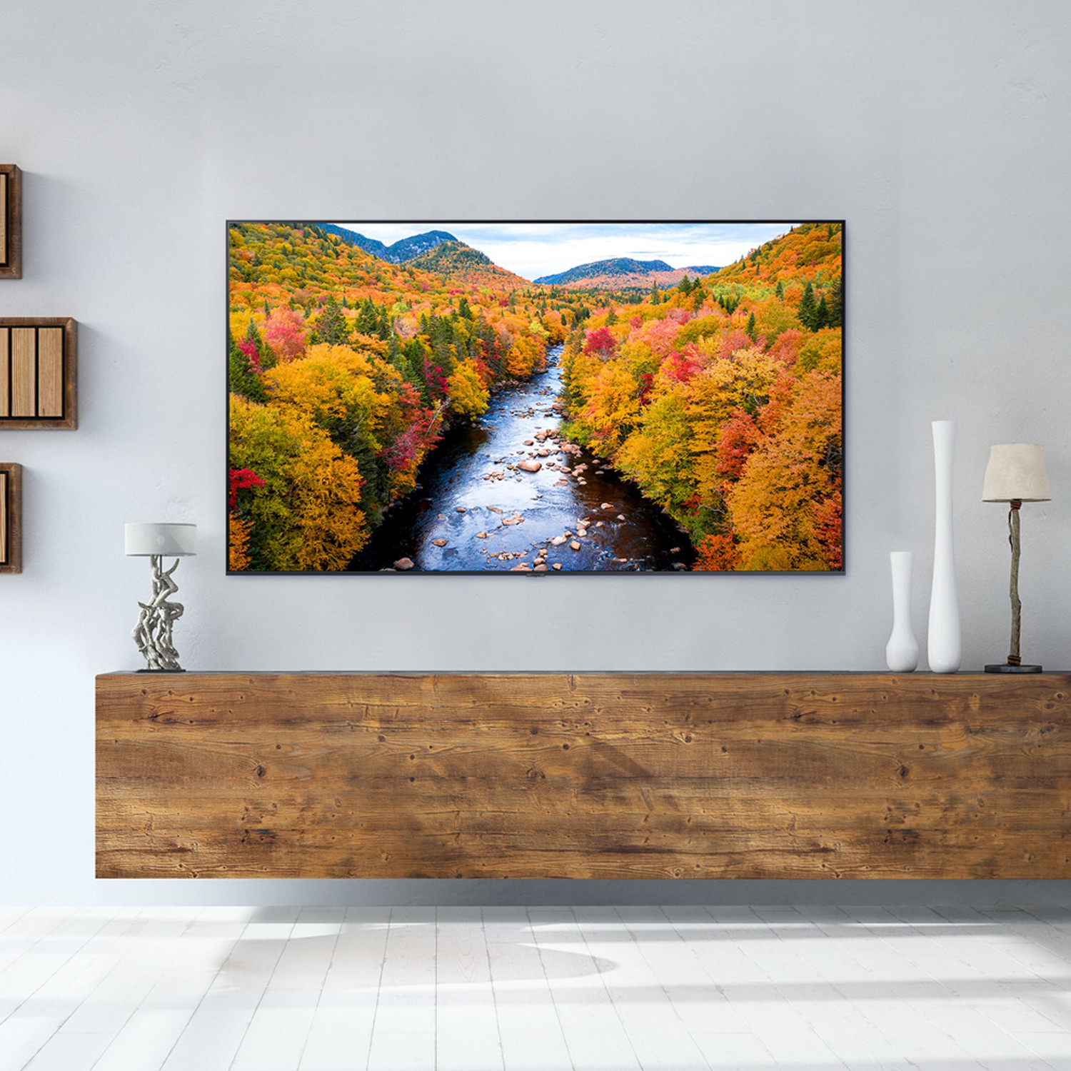 Image of Samsung AUE70 138 cm (55 inch) Ultra HD (4K) LED Smart Tizen TV with Voice Search