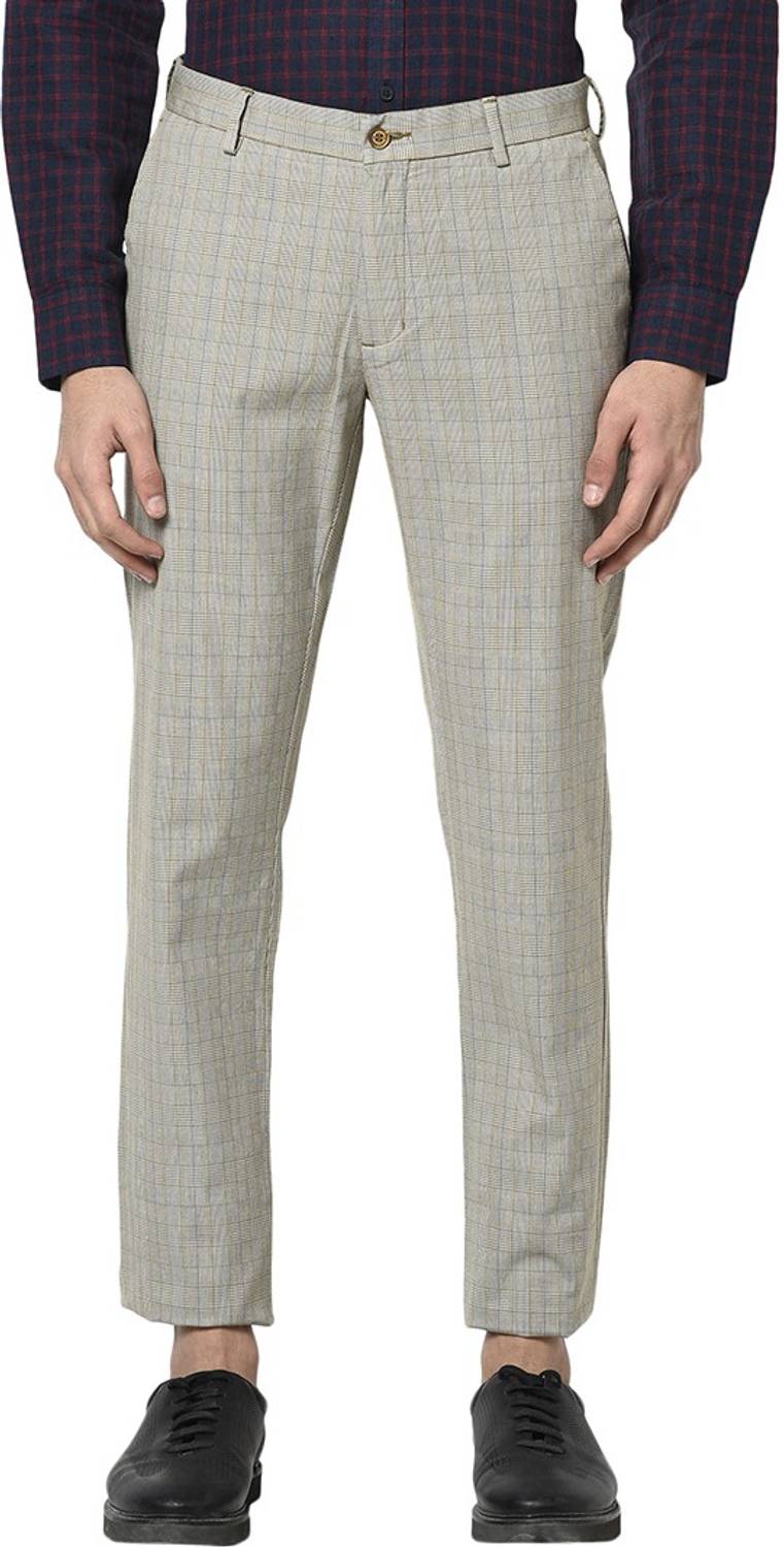 Blackberrys Skinny Fit Men Green Trousers