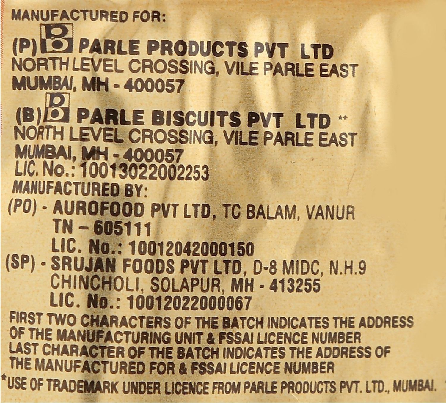 Image of PARLE Krack Jack Crackers Sweet & Salty Biscuit