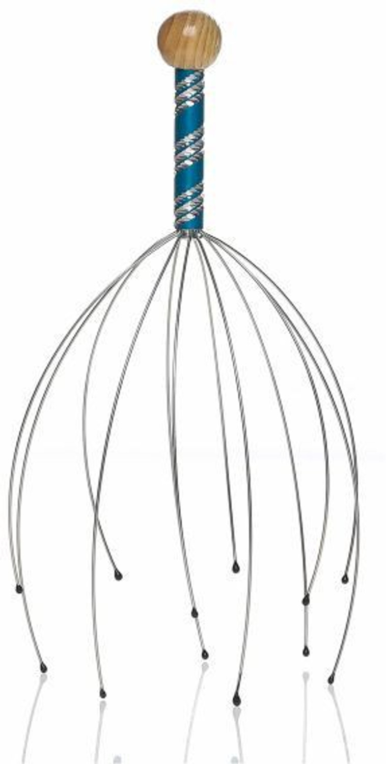 Image of HVK head scalp, Bokomo Massager (steel) head scalp massager Massager