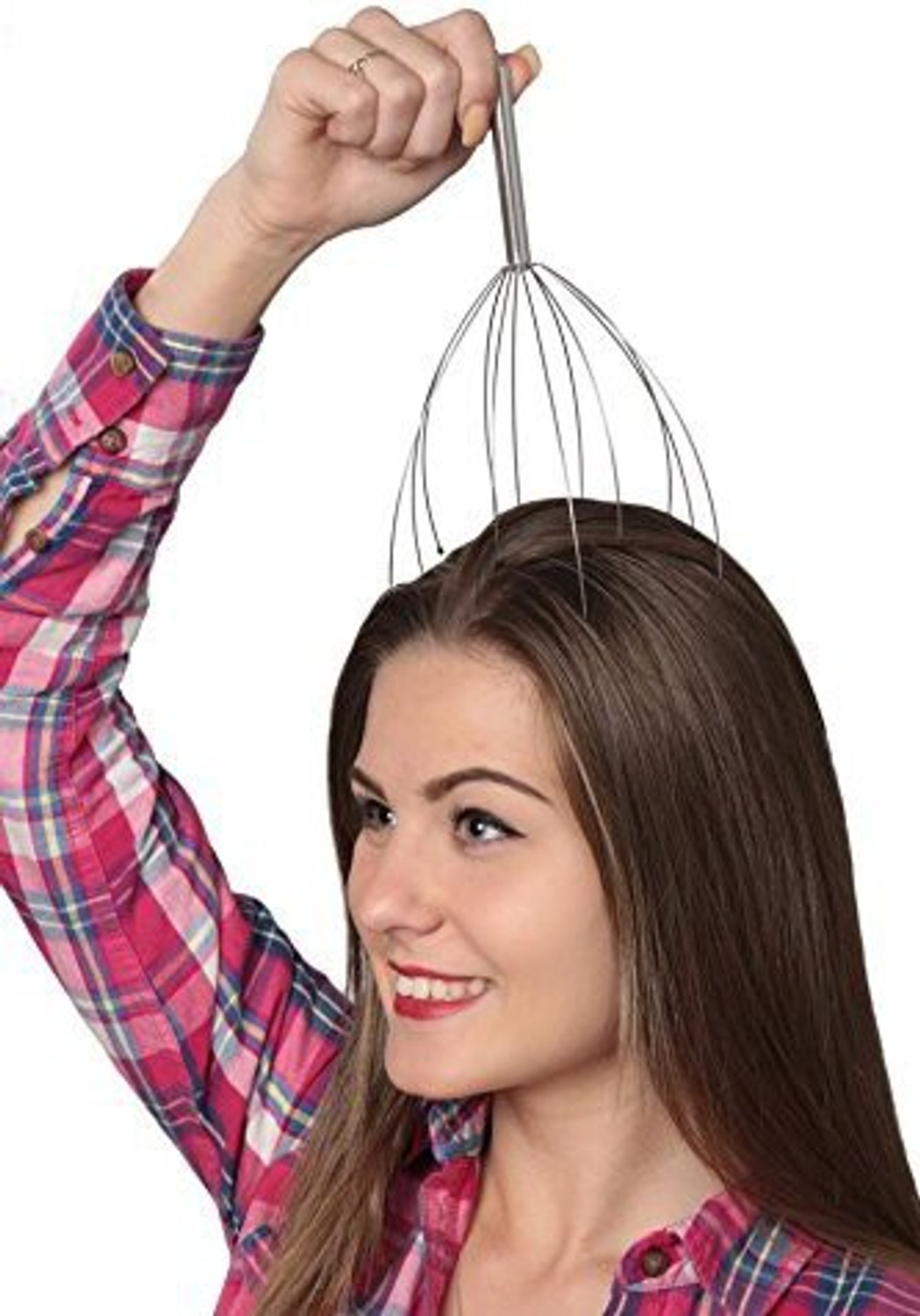 Image of HVK head scalp, Bokomo Massager (steel) head scalp massager Massager