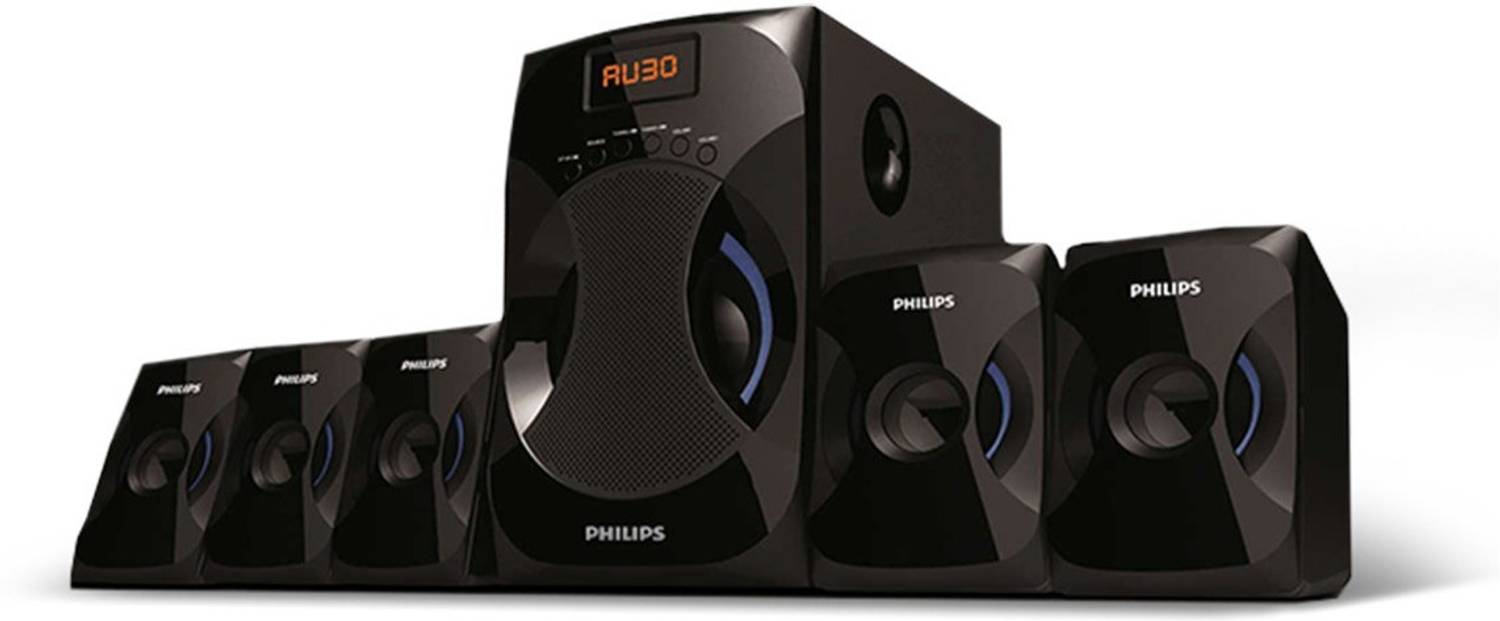PHILIPS SPA4040B/94 45 W Bluetooth Home Theatre (Black, 5.1 Chann